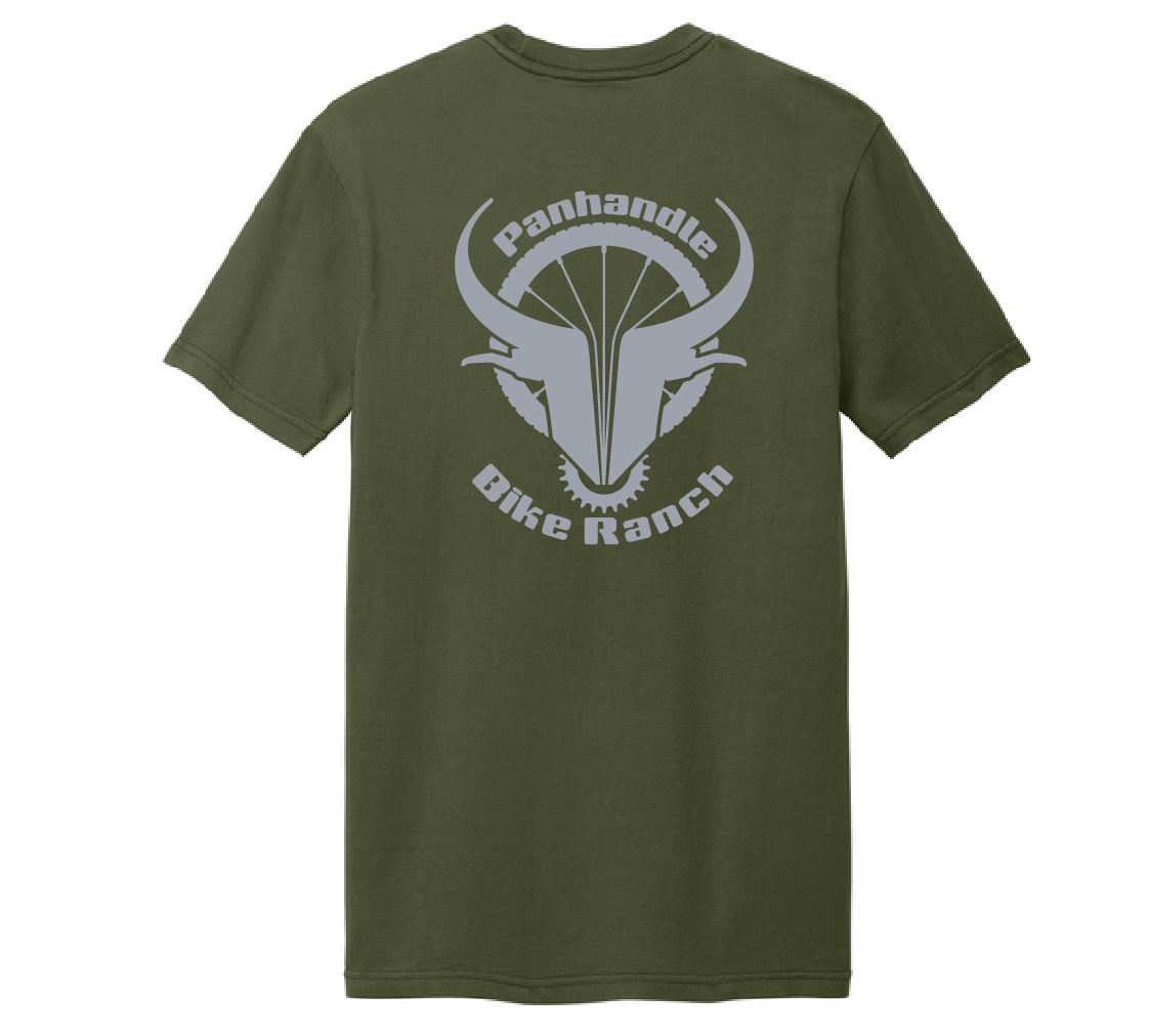 PBR Logo Olive Drab Green T-Shirt