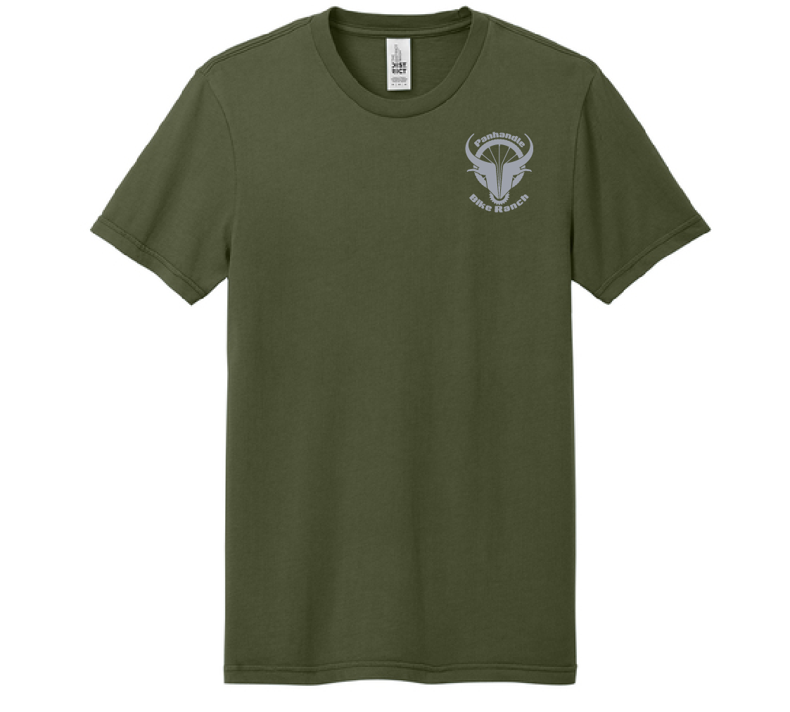 PBR Logo Olive Drab Green T-Shirt