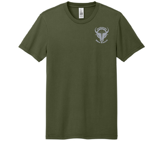 PBR Logo Olive Drab Green T-Shirt