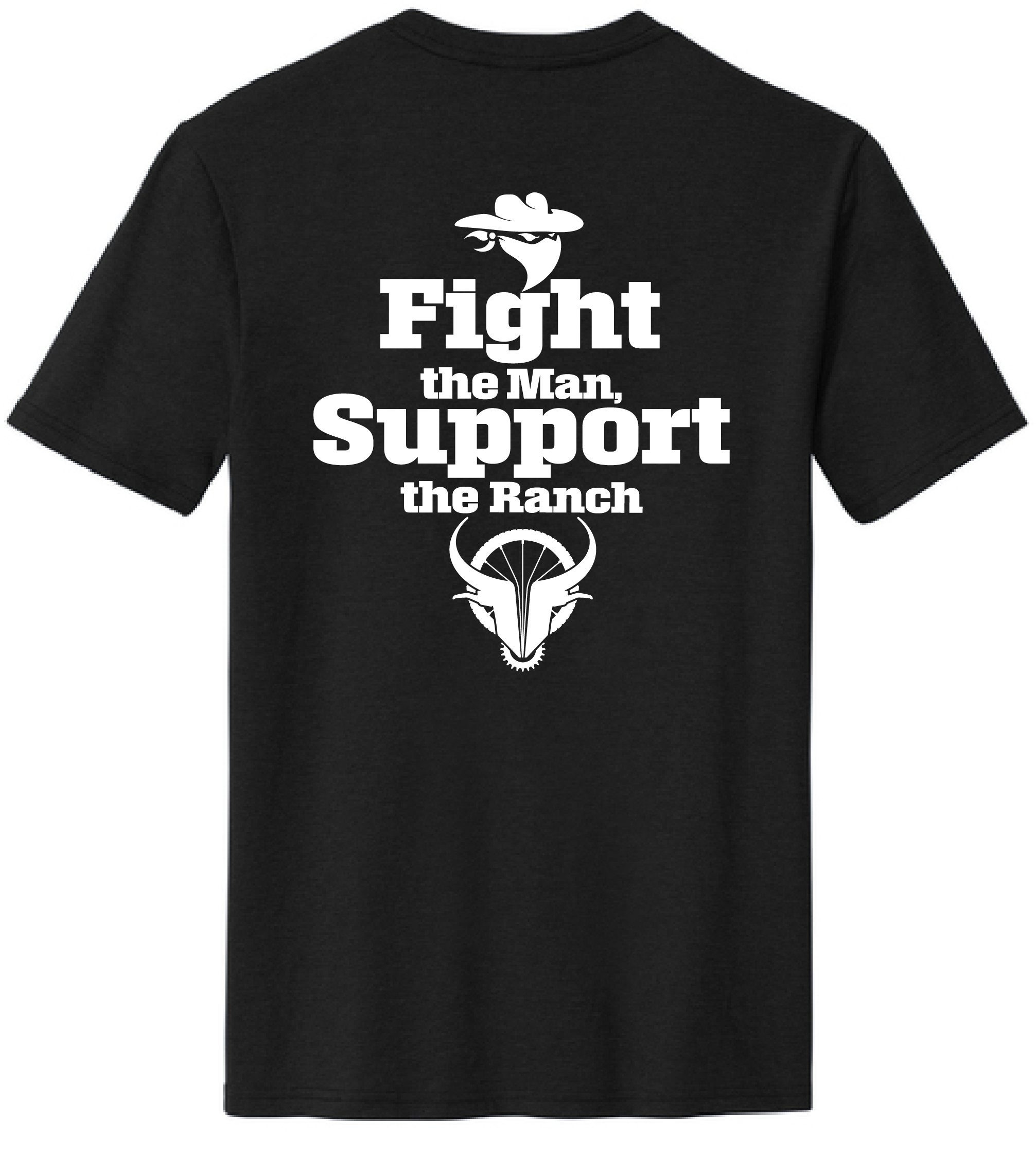 PBR Fight The Man Support The Ranch T-Shirt – Panhandle Bike Ranch