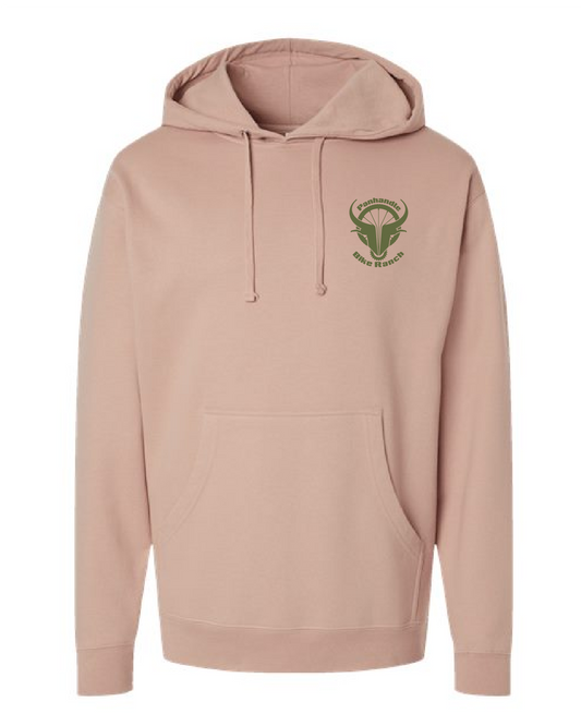 PBR Logo Dusty Pink Hoodie