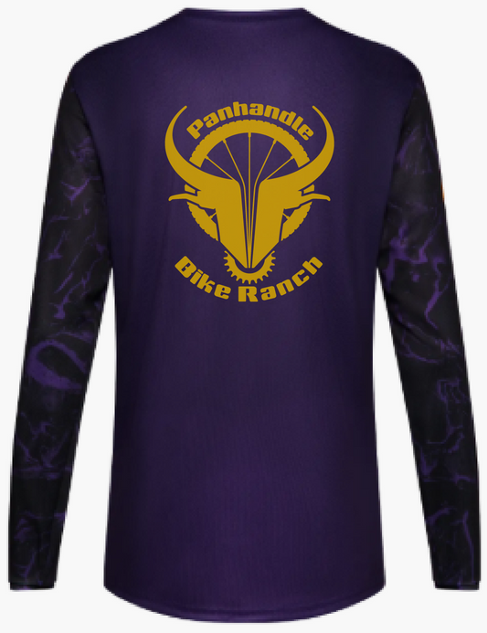Fox Adult Long Sleeve Jersey - Purple