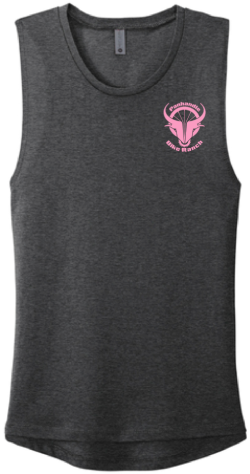 PBR Logo Womans Muscle Tank – Panhandle Bike Ranch